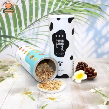 奶糖罐 糖果堅(jiān)果 QS認(rèn)證食品級(jí)紙罐 昌德包裝定制