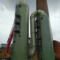 玻璃鋼噴淋塔酸堿廢氣處理凈化設(shè)備溶液噴淋脫硫塔
