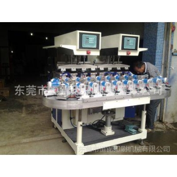 東莞恒錦專業(yè)生產(chǎn)8色/6色/4/3色轉(zhuǎn)盤移印機(jī)，轉(zhuǎn)盤移印機(jī)視頻