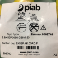 供應(yīng) piab 吸盤 BX52P.4K.05AD.F (0106740)