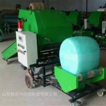 玉米秸稈裹包機(jī) 養(yǎng)殖場(chǎng)用飼料打捆包膜機(jī) 青貯飼料打包覆膜機(jī)