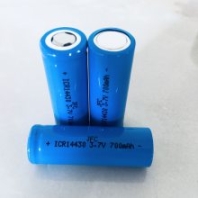 14430圓柱鋰電池 3.7V 650,700mAH 遙控器電池 聲控感應(yīng)燈可充鋰電池