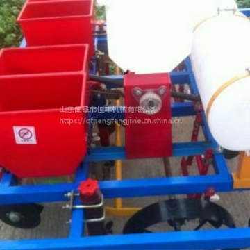 云南省花生施肥播種機 恒豐兩行花生播種機覆膜機 噴藥鋪地膜機
