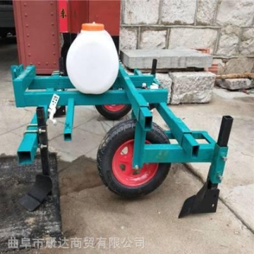花生地噴藥覆膜機 新型多功能覆膜機 手扶車噴藥覆膜機精彩***