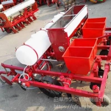 拖拉機(jī)帶動(dòng)雙行播種機(jī) 油葵量播種覆膜機(jī) 噴藥施肥播種機(jī)