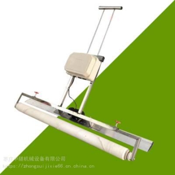 水泥電動蓋膜機 混凝土震動振平覆膜一體機 自動去腳印鋪膜機蓋膜機 中隧