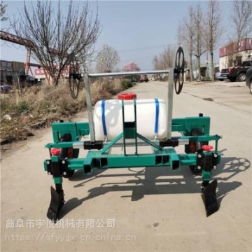 花生種植專用覆膜機 拖拉機帶玉米地膜覆蓋機 新型覆膜打藥機