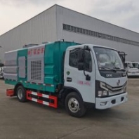 東風后置吸盤內(nèi)置滾刷吸塵車 路面吸塵作業(yè)車
