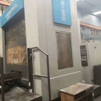 加工廠轉型賠本出售二手海天HTM-80H雙工位臥式加工中心二手臥式加工中心發(fā)那科31i系統(tǒng)