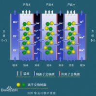 填充床電滲析除鹽器（簡稱EDI）用異相離子交換膜