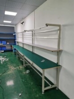 單面靠墻帶燈防靜電工作臺維修臺桌無塵車間打包臺