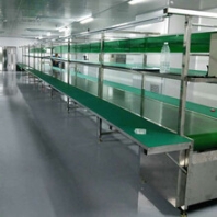 流水線設(shè)備定制工廠無(wú)塵車間不銹鋼流水線潔凈工作臺(tái)