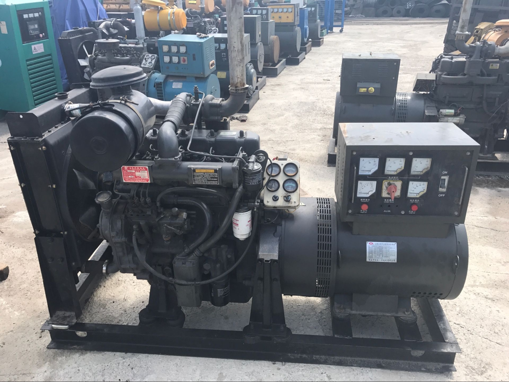 哈爾濱出售濰柴50KW二手柴油發(fā)電機(jī)組