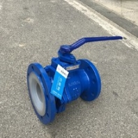 北京鑄鋼襯氟放料球閥FQ41F46-16C變徑放料球閥