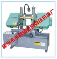 GT4220A小型液壓金屬帶鋸床廠家直銷，雙立柱臥式帶鋸床價格