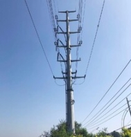 錫林郭勒盟電力鋼桿供應(yīng)35kv鋼桿塔