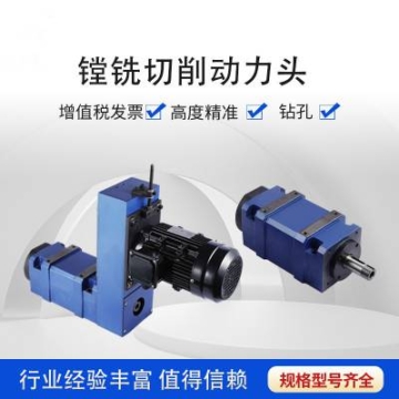 鏜銑動力頭 鏜銑頭數(shù)控機床 主軸頭BT30 莫式主軸 切削頭銑槽配