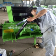 粉碎后玉米秸稈撿拾打捆機(jī)秸稈收割粉碎打捆一體機(jī)