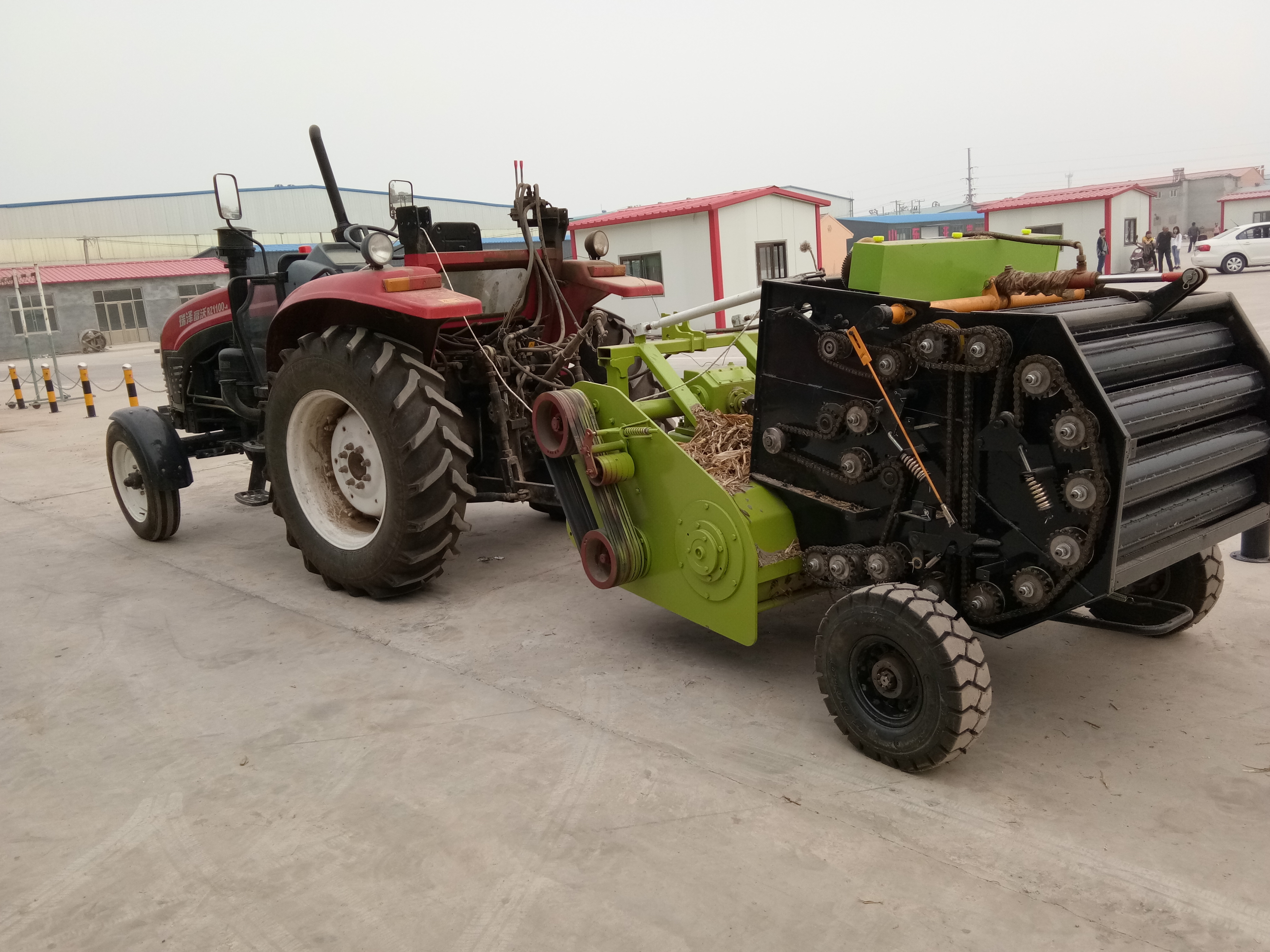 德州9YQ-70-100型秸稈打捆機(jī)麥秸撿拾打捆機(jī)捆草機(jī)