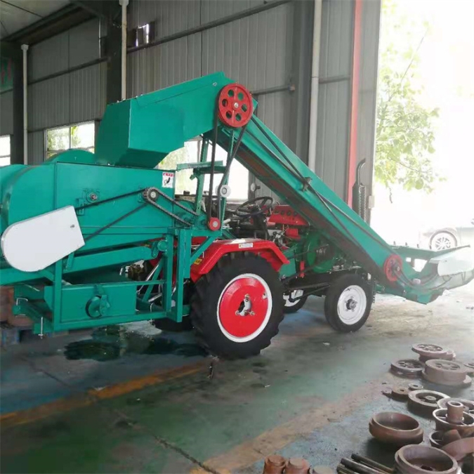 拖拉機帶雙筒玉米脫粒機家用打棒子機