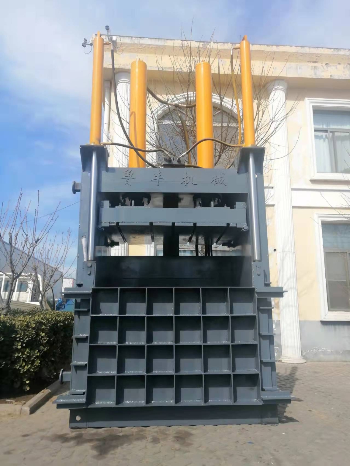 甘肅天水廢紙箱液壓打包機(jī)編織袋打包機(jī)