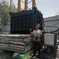 福建鋁合金邊角料立式打包機(jī)服裝碎布打捆機(jī)
