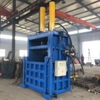 浙江鋁合金液壓式捆扎機立式廢紙噸袋打包機