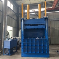 立式單缸油漆桶壓扁機貴州廢紙液壓打包機