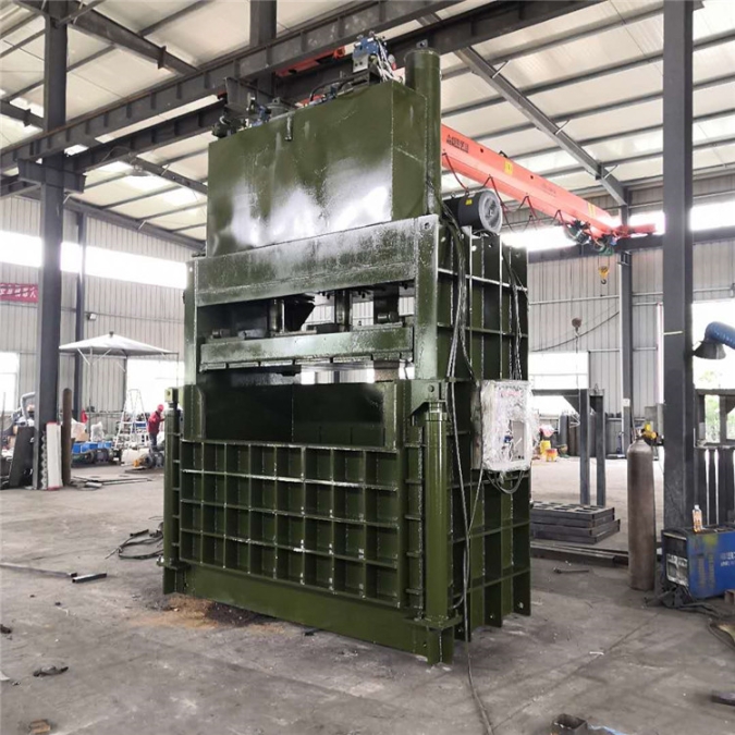 德陽100噸立式打包機(jī)廢鐵絲壓縮打包機(jī)多少錢