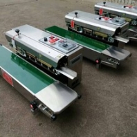眾翔供應(yīng)FR1000型印字打碼連續(xù)封口機可打3排黑色字體