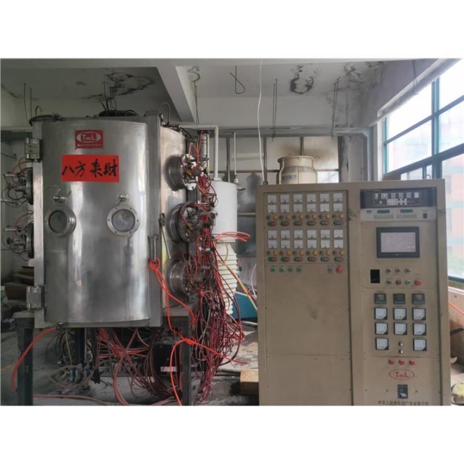 二手箱包鏈條金屬鏈鍍膜機(jī)河源高真空二手塑料鍍膜機(jī)熱賣