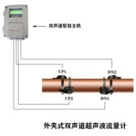 大連海峰TDS-100雙聲道外夾式超聲波流量計