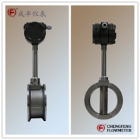 成豐儀表渦街流量計測水蒸氣流量計法蘭連接