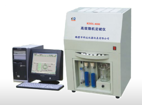 KDDL-8000微機定硫儀，煤炭化驗測硫儀