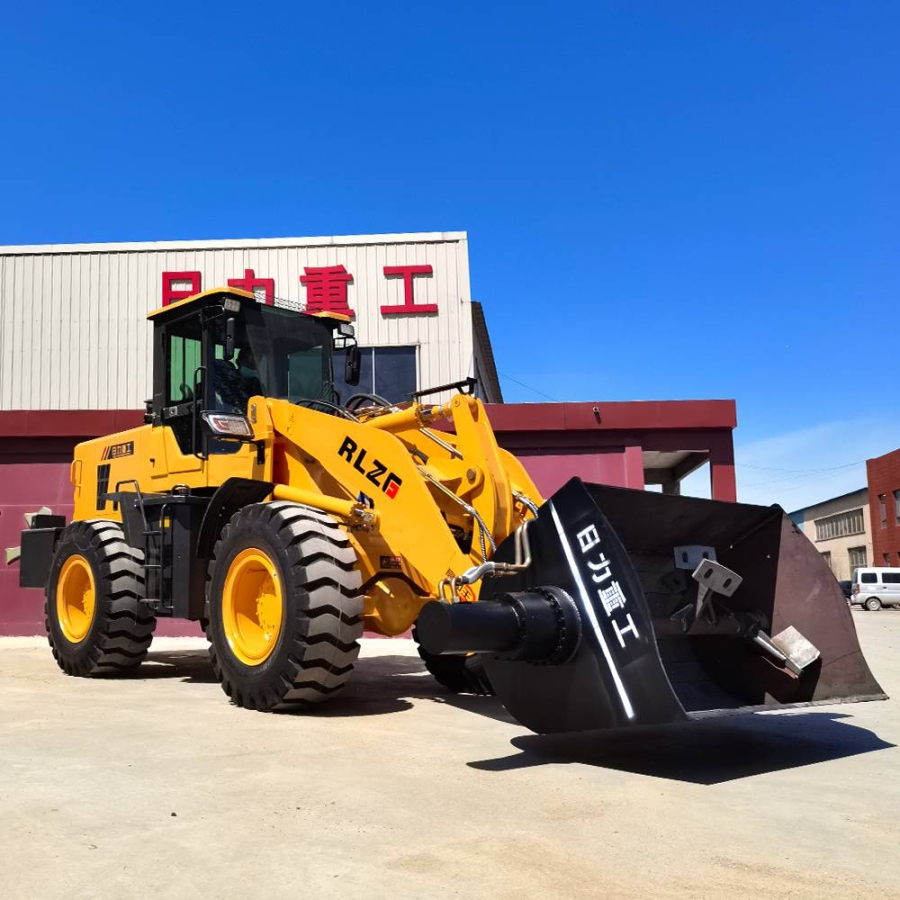 裝載機(jī)安裝攪拌斗工程工地用攪拌斗鏟車07方攪拌斗裝載機(jī)日力重工