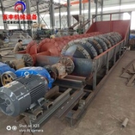 五豐供應(yīng)蛟龍螺旋篩沙機高領(lǐng)沙包土水洗大型洗砂機wf-ds23使用簡單