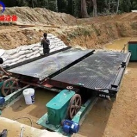 五豐供應礦泥水沖選礦搖床重選生產(chǎn)線搖床溜槽跳汰機出口FW-5X1使用方便