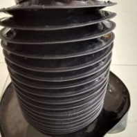 鋼圈式圓筒護(hù)罩絲杠保護(hù)套圓型伸縮式機(jī)床護(hù)罩防塵耐油阻燃