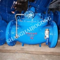 300X緩閉式止回閥鑄鐵法蘭式防水錘水力控制閥水表閥DN40-400