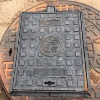 批發(fā)球墨鑄鐵電力井蓋 方形井蓋 尺寸350*450 水表井蓋