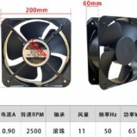 190FZY2-S 65W 0.90A 2500min威爾客 軸承散熱 排氣扇 機(jī)箱工業(yè)風(fēng)扇