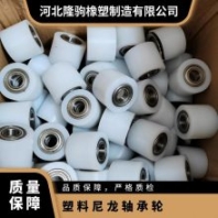 機械零件塑料尼龍軸承滾輪50*50mm 白色 耐磨承載力強 隆駒橡塑