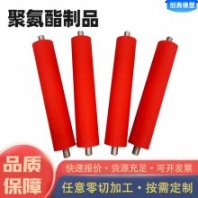 聚氨酯包膠輥定做 橡膠硅膠件包膠軸承耐磨耐高溫?zé)o動(dòng)力滾筒