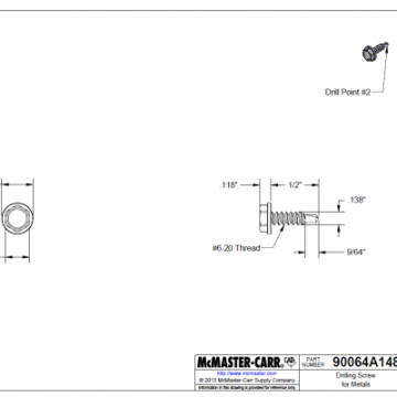 MCMASTERCARR ***緊固件90064A148