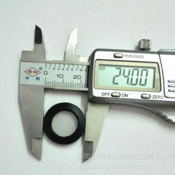 YF水表過濾網(wǎng)墊片TPR橡膠密封件橡膠包邊304濾網(wǎng)DN20