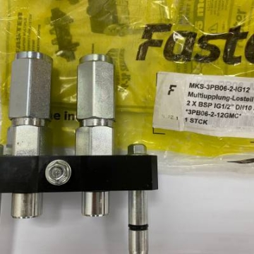 Faster快速插頭2PB06-2-12GFC不銹鋼材質(zhì)，密封件:NBR