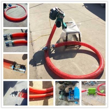 家用房頂上糧軟管吸糧機 小麥裝袋電動抽糧機 220V輸送設備