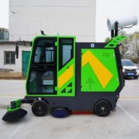 除塵高壓清洗掃路機(jī) 工廠路面清掃車 電動(dòng)掃地機(jī)不揚(yáng)塵
