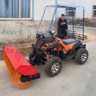 奧萊 路面裝載式掃雪車 道路養(yǎng)護清掃車 小型座駕式除雪車