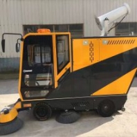 程煤 全封閉電動駕駛式掃地機 廠家充電掃地車 路面樹葉垃圾清掃車